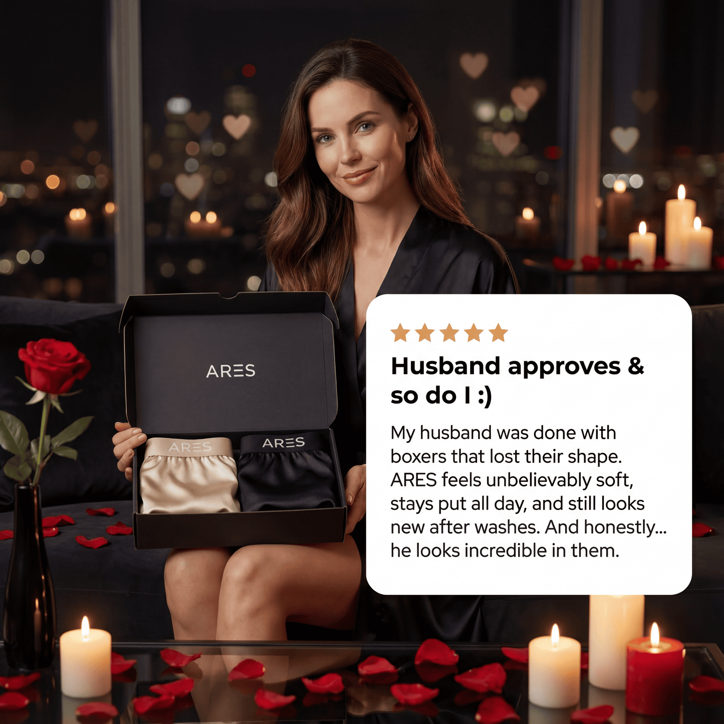 Prémium selyem boxeralsó | Egész napos kényelem