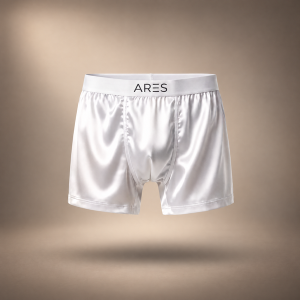 Ares selyem alsónadrág | Egész napos kényelem (fehér kiadás)